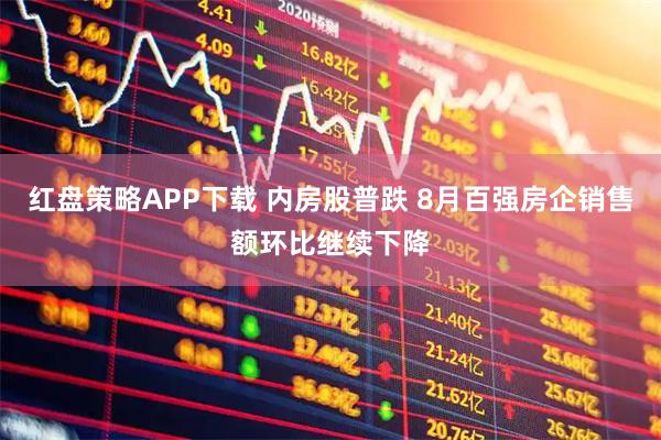 红盘策略APP下载 内房股普跌 8月百强房企销售额环比继续下降
